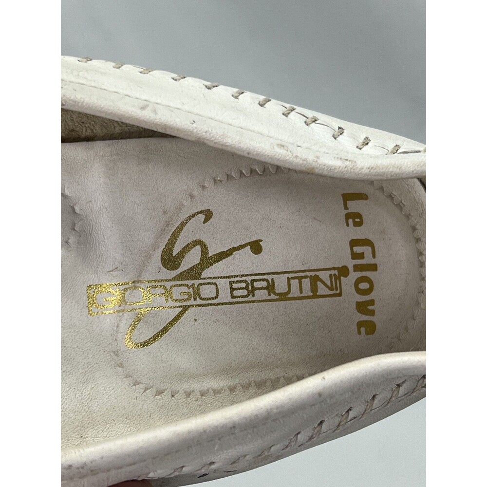 Giorgio Brutini Vintage white Leather shoes size 12, Made in Brazil - Picture 9 of 9